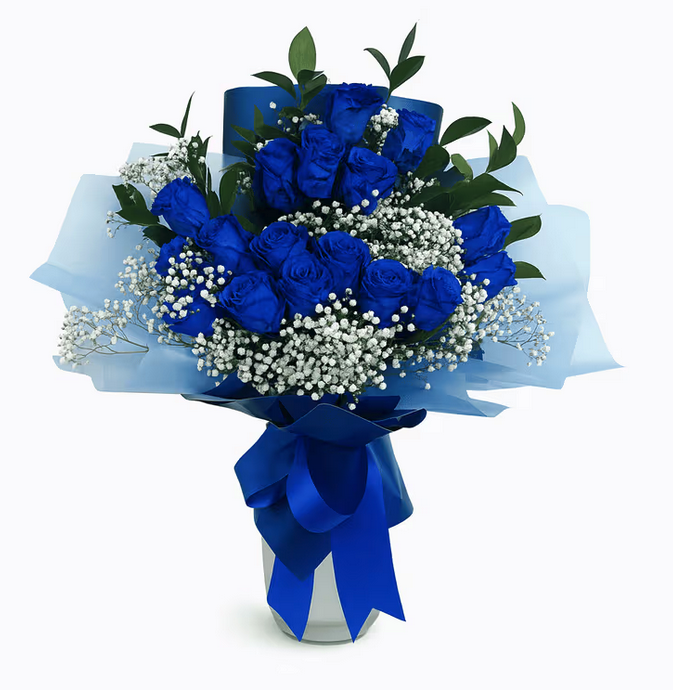 Ramo de Rosas Azules