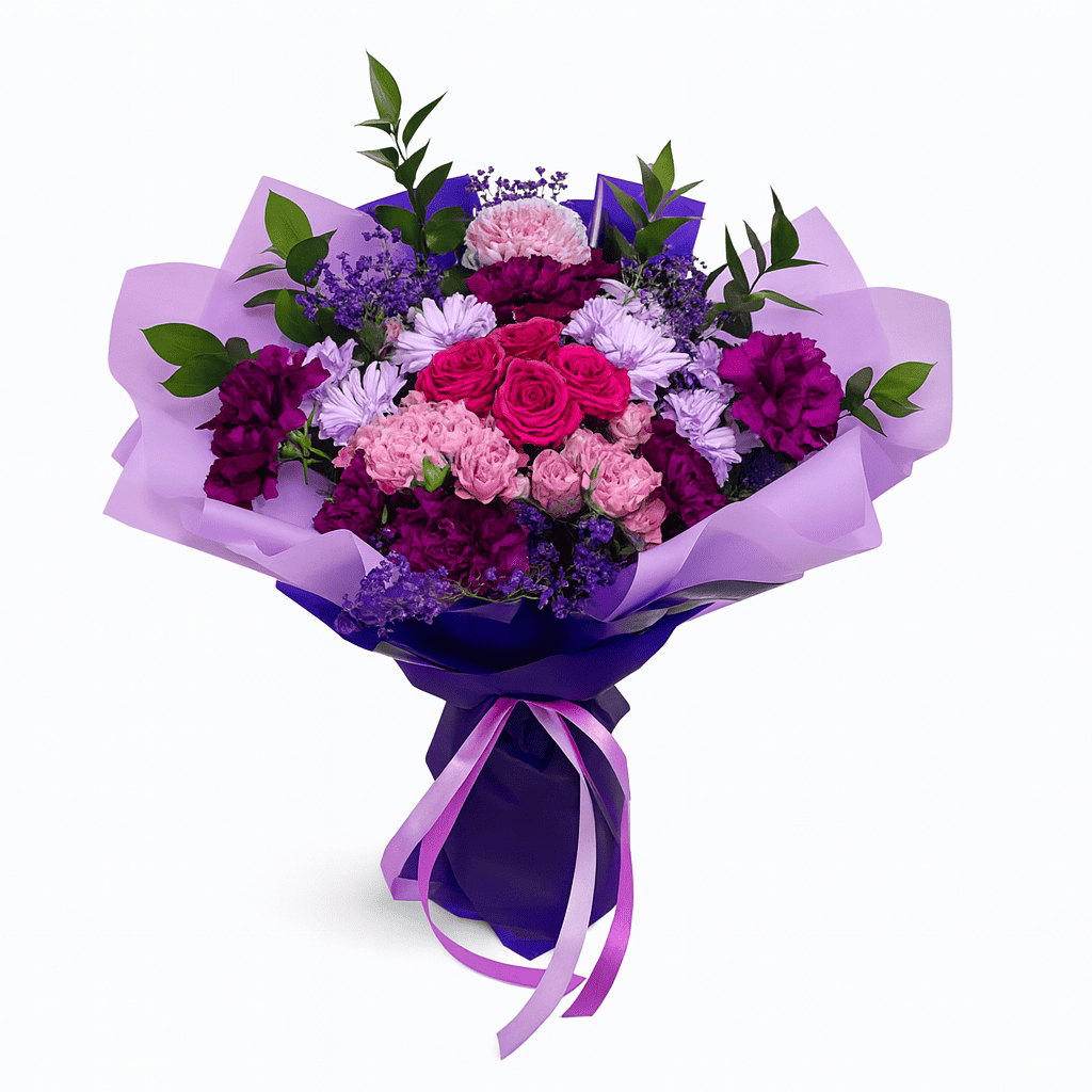 Ramo en Tonos Violeta